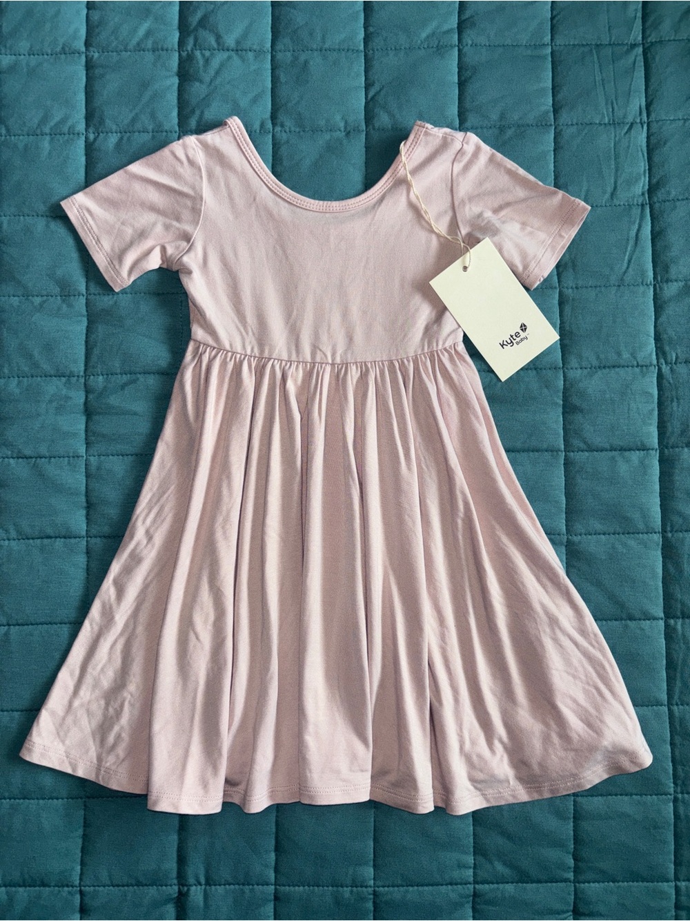 Kyte Baby Blush Short Sleeve Twirl Dress 3T